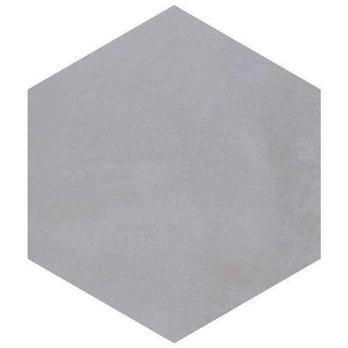 Industrial Hex White 8-1/2"x9-7/8" Porcelain F/W Tile