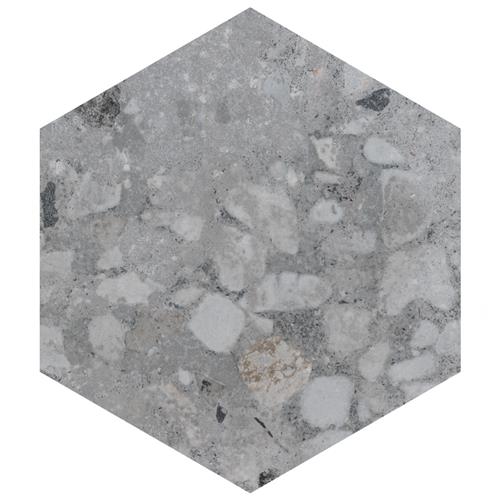 Recycle Hex River White 8-1/2"x9-7/8" Porcelain F/W Tile