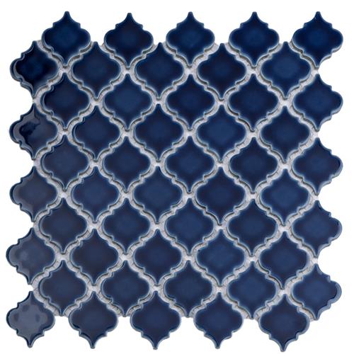 Hudson Tangier Smoky Blue 12-3/8"x12-3/8" Porcelain Mosaic