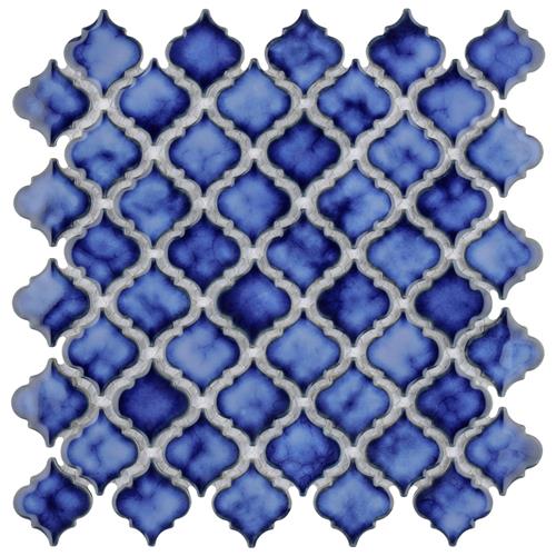 Hudson Tangier Sapphire 12-3/8"x12-3/8" Porcelain Mosaic