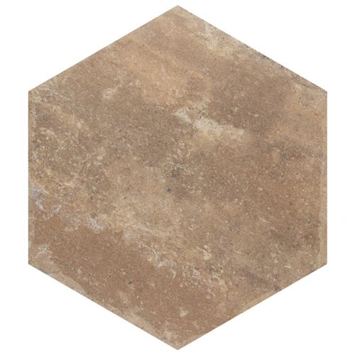 Brickyard Hex Beige 8-1/2"x 9-7/8" Porcelain F/W Tile