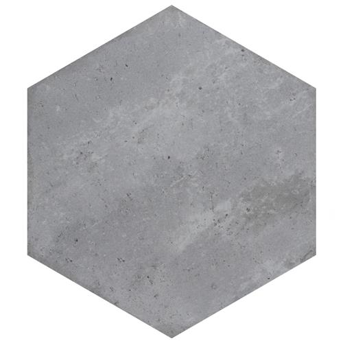Brickyard Hex White 8-1/2"x 9-7/8" Porcelain F/W Tile