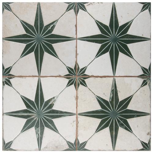Kings Star Luxe Sage 17-5/8"x17-5/8" Ceramic F/W Tile