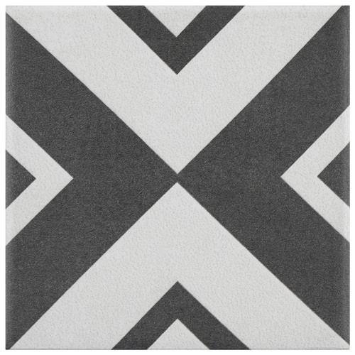 Twenties Mini Vertex  3.88"x3.88" Ceramic Floor/Wall Tile