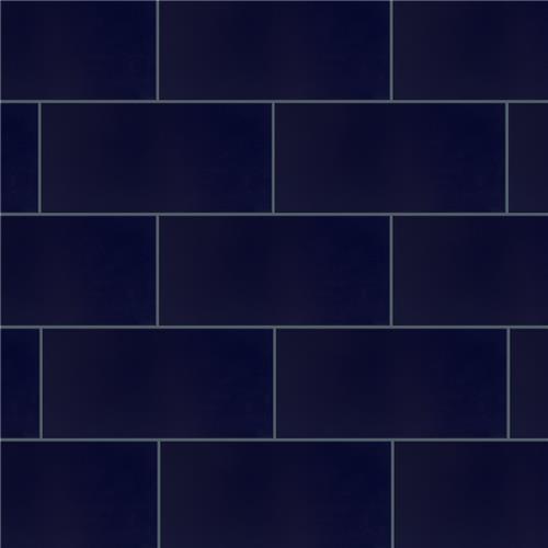 Projectos Midnight Blue 3-7/8" x 7-3/4" Ceramic F/W Tile