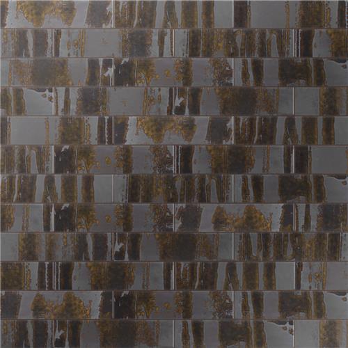 Joliet Dark Amber 3" x 12" Ceramic Wall Tile
