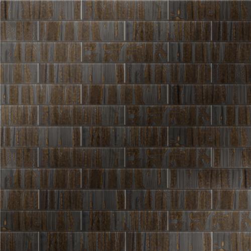 Joliet Prisma Dark Amber 3" x 12" Ceramic Wall Tile
