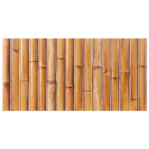 Bamboo Haven Clay Brown 5-7/8"x11-7/8" Ceramic Wall Tile