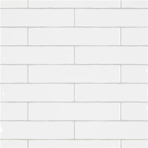Chester Bianco 2" x 10" Ceramic Wall Tile