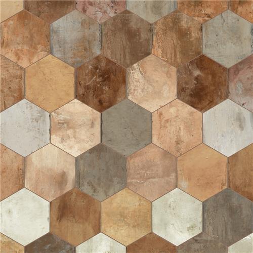 Picture of Terre Hex Rosso 9-7/8"x11-3/8" Porcelain F/W Tile