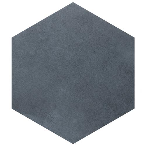 Picture of Industrial Hex Blue 8-1/2"x9-7/8" Porcelain F/W Tile