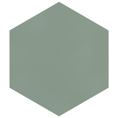 Picture of Textile Basic Hex Kale 8-5/8"x9-7/8" Porcelain F/W Tile
