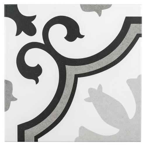 Picture of Lacour Grey 9-3/4" x 9-3/4" Porc F/W Tile