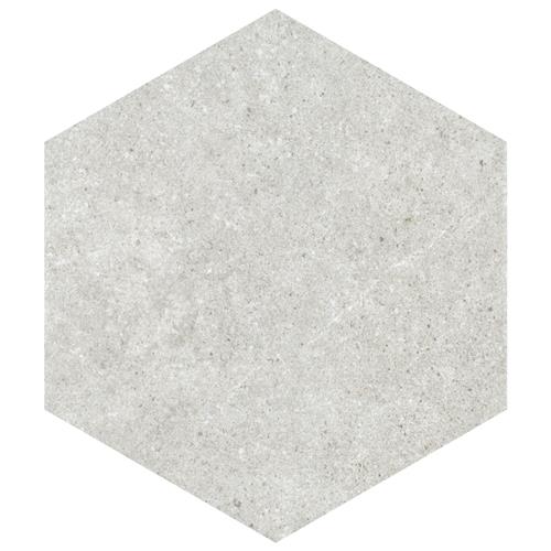 Picture of Traffic Hex Silver 8-5/8"x9-7/8" Porcelain F/W Tile