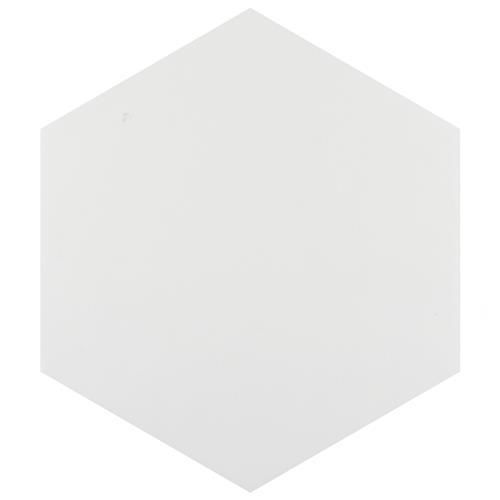 Picture of Hexatile Matte Blanco 7"x8" Porcelain F/W Tile