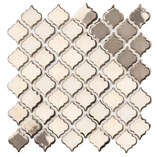 Picture of Hudson Tangier Gold 12-3/8"x12-3/8" Porcelain Mosaic