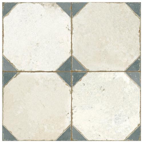 Picture of Kings Yard Blue 17-5/8"x17-5/8" Ceramic F/W Tile
