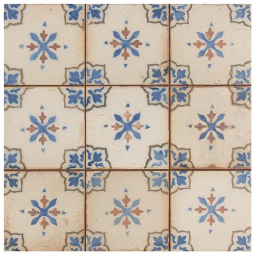 Picture of Mirambel Azul 13"x13" Ceramic F/W Tile