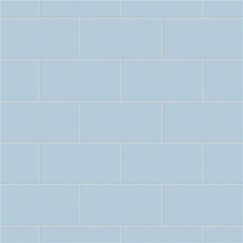 Picture of Projectos Sky Blue 3-7/8" x 7-3/4" Ceramic F/W Tile