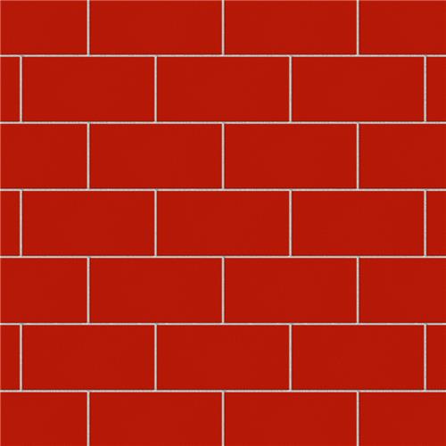 Picture of Projectos Bold Red 3-7/8"x7-3/4" Ceramic F/W Tile