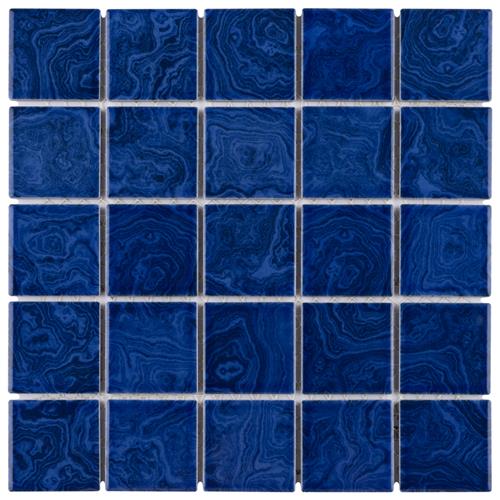Picture of Resort Marine Blue 12"x12" Porcelain Mos