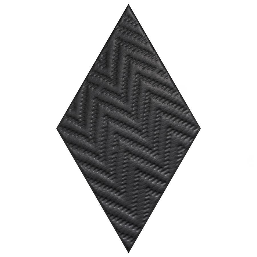 Rhombus Black 5 1 2 X9 Porcelain F W Tile
