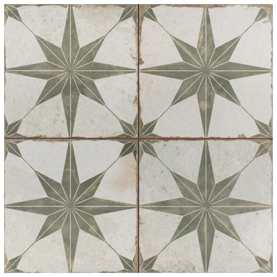 Merola Tile Kings Star Sage 17-5/8 Merola Tile Kings Star Sage 17-5/8