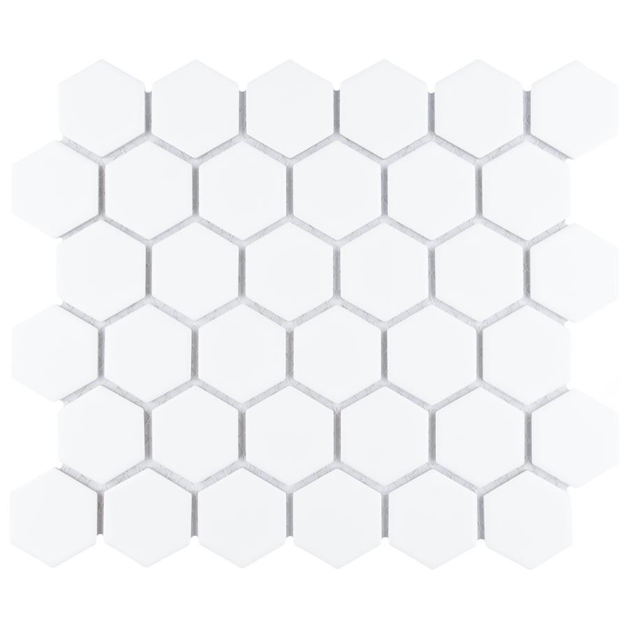 hudson-due-hex-2-matte-white-11-1-4-x-12-1-2-porc-mos