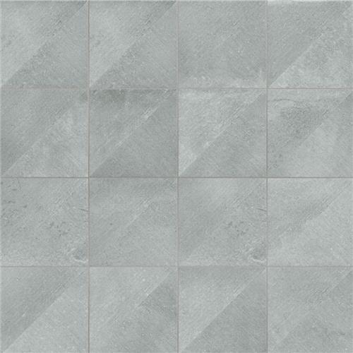 Aspdin Rigato Grey 9-3/4"x9-3/4" Porcelain F/W Tile