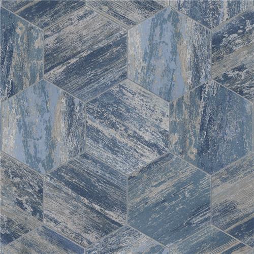 Cassis Hex Blue 8-5/8"x9-7/8" Porcelain F/W Tile