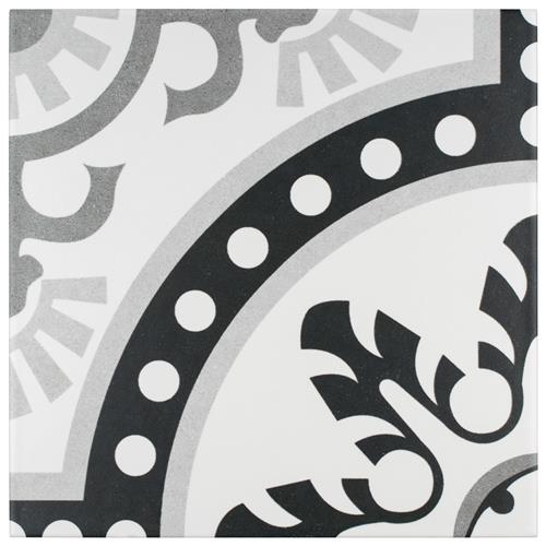 Duart Grey 9-3/4"x9-3/4" Porcelain F/W Tile