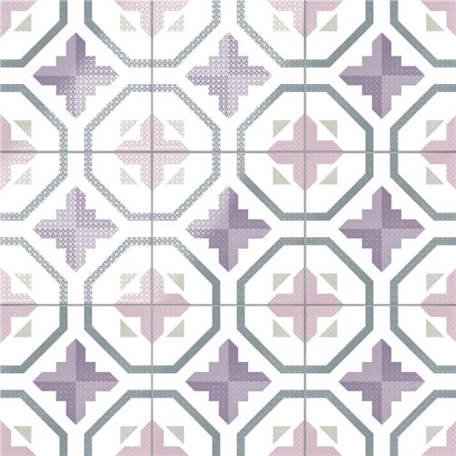 Prisma Lavender 9-3/4"x9-3/4" Porcelain F/W Tile