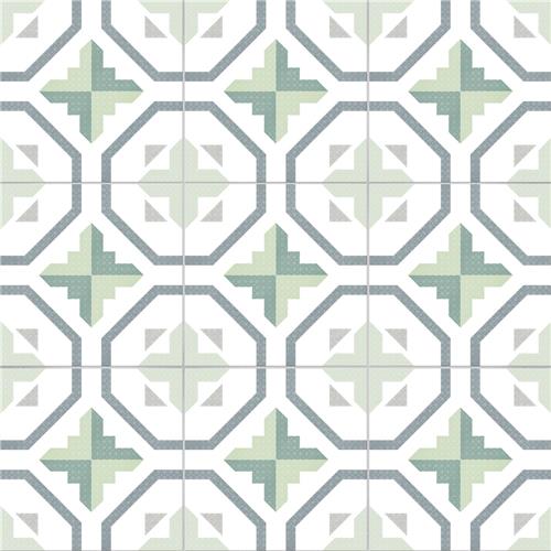 Prisma Olive 9-3/4"x9-3/4" Porcelain F/W Tile
