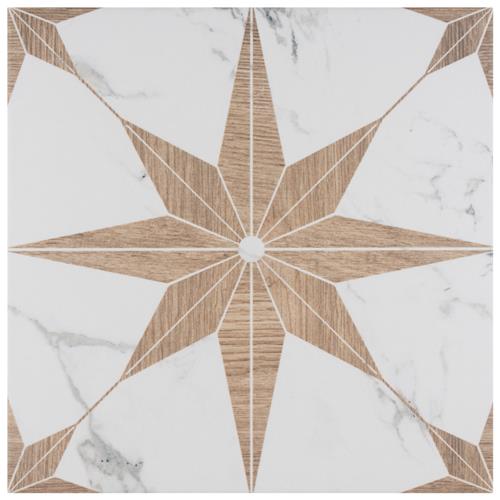 Llama Stella Loire Noce 9-3/4"x9-3/4" Porcelain F/W Tile