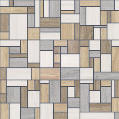 Llama Mondrian 25-5/8" x 25-5/8" Porcelain F/W Tile