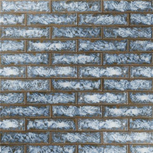 Gaudi React Brick Marina 2-3/8"x9-3/4" Porcelain F/W Tile