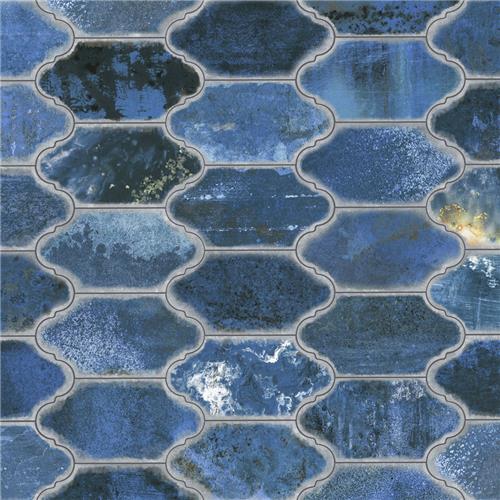 Dorne Provenzal Blue 6-1/4"x12-3/4" Porcelain F/W Tile