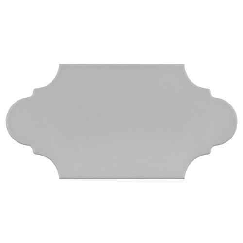 Textile Basic Provenzal Silver 6-1/4"x12-3/4" Porc F/W Tile
