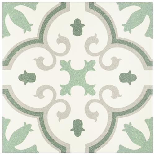 Monteca Green 9-3/4"x9-3/4" Porcelain F/W Tile