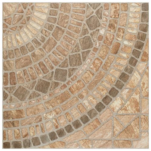 Terra Beige 17-3/4"x17-3/4" Ceramic F/W Tile