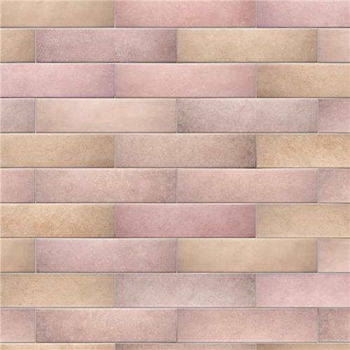 Heritage Rose 2-3/8"x 9-5/8" Porcelain Floor/Wall Tile