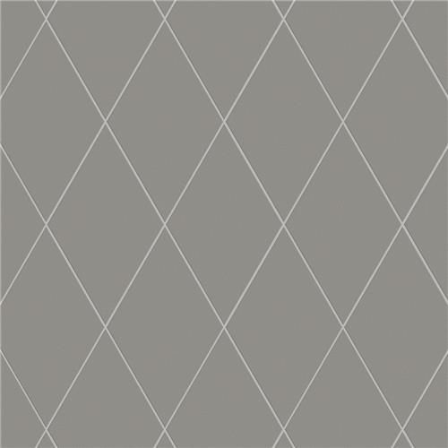 Rhombus Smooth Dark Grey 5-1/2"x9-1/2" Porcelain F/W Tile