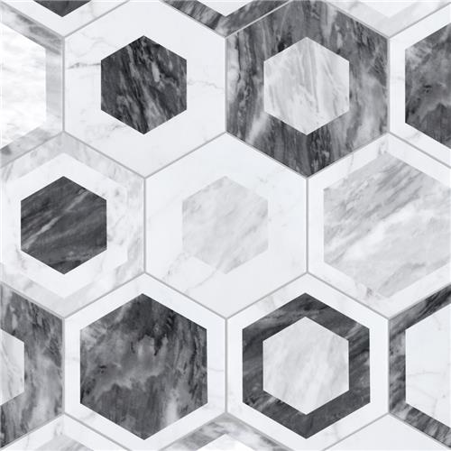 Classico Bardiglio Hexagon Geo 7"x8" Porcelain F/W Tile