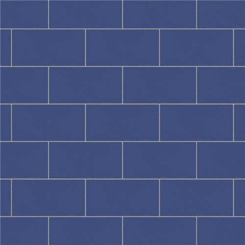 Piscina Brick Cobalt Matte 4-3/4"x9-5/8" Porcelain F/W Tile