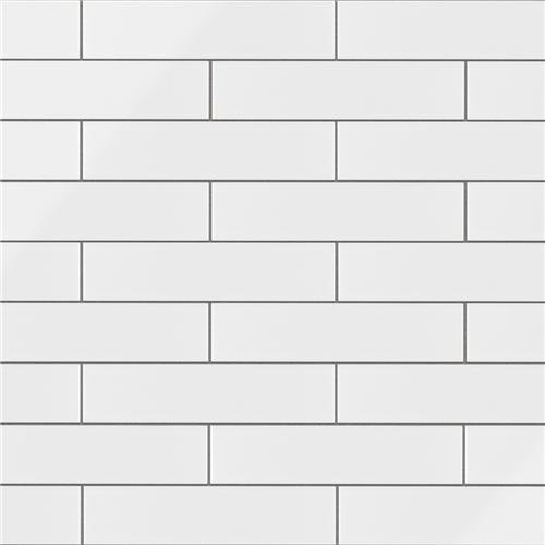 Metro Soho Subway Matte White 1-3/4"x7-5/8" Porcelain F/W Ti