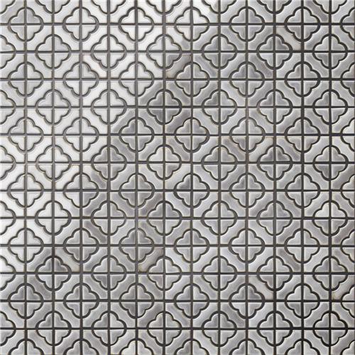 Hudson Tower Grey Eye 12"x12" Porcelain Mosaic