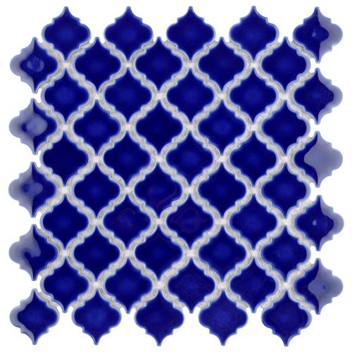 Hudson Tangier Cobalt Blue 12-3/8"x12-1/2" Porcelain Mos