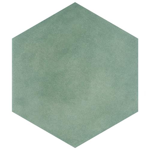 Matter Hex Green 7-7/8"x9" Porcelain F/W Tile