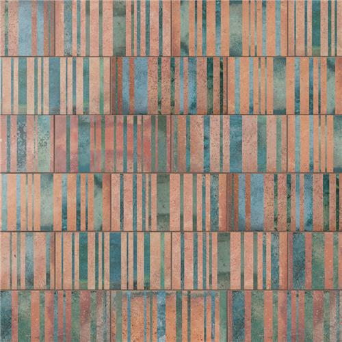 Atelier Marianne Decor 4-1/2"x9-1/8" Porcelain F/W Tile