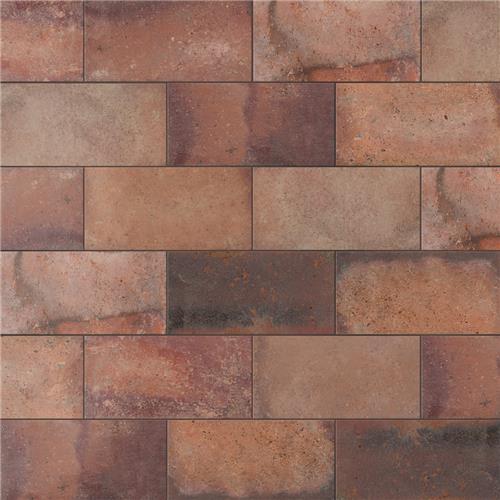 Atelier Rubina Brown 4-1/2"x9-1/8" Porcelain F/W Tile